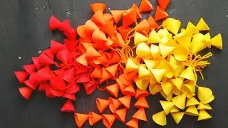 2 beautiful hanging craft idea with colour paper 🤩❤️