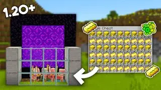HOW TO MAKE AUTOMATIC GOLD FARM IN MINECRAFT TRIAL 1.20 || AUTOMATIC GOLD FARM MINECRAFT TRIAL HINDI