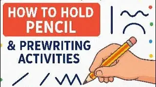 Pre-writing strokes/basic strokes for kids / how to teach pre -writing strokes