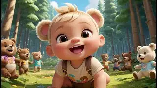 Baby Bear Hug Hug Song | Cute Bear Song for Kids | Loving & Playful Nursery Rhyme**