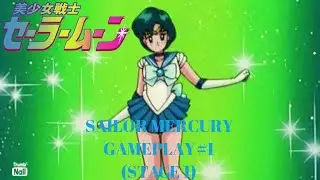 Sailor Moon (MD) - Sailor Mercury Gameplay 1 (Stage 1) (First Video of 2026)