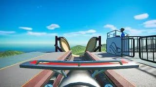 1000+ People Built this Mega Bobsled Roller Coaster with me.. and the Results Were Epic