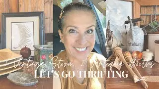 Huge Thrift Haul For My Two Antique Booths, Vintage Store & To Resell Online. Boho plus Eclectic!