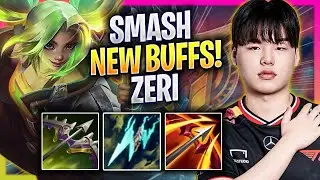 SMASH TRIES ZERI WITH NEW BUFFS! - T1 Smash Plays Zeri ADC vs Lucian! | Season 2025