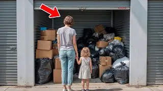 Una Madre Sin Hogar Ganó Un Trastero Lleno De Chatarra — Lo Que Encontraron Dentro Cambió Sus Vidas