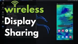 how to share android screen to kali linux in hindi | share wireless display to kali linux