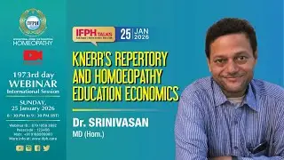 KNERR'S REPERTORY AND HOMOEOPATHY EDUCATION ECONOMICS - Dr K SRINIVASAN [IFPH]  1973
