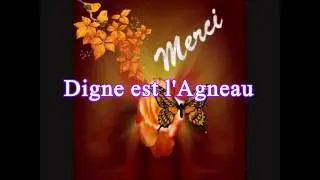 Digne est l'agneau Avec paroles