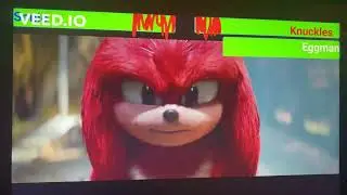 Sonic vs Knuckles with health bars (sonics birthday and anniversary)