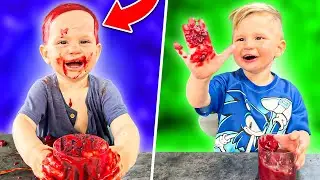 Lucas & Vali Learn Colors with Smoothies I Fun Fruit and Veggie Adventure