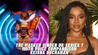 The Masked Singer UK Series 7 Moth Voice Comparison - Keisha Buchanan 