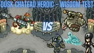 Kingdom Rush Frontiers: Wisdom Test - Dusk Chateau Heroic - Saitam - Veteran Difficulty (3 Towers)