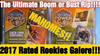 2021 Football Power Cubes Walmart Repack!!!  Insane 2017 Rated Rookie Pulls!!!  Best Value Repack!!!