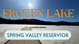Spring Valley Reservoir – A Beautiful Sunny Day & Frozen Lake || Idaho, USA || Rajib Belbase