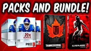 MUT 16 Thanksgiving Pack 20 Pack Bundle Opening & Elite Player Exchange Pack Madden 16 Ultimate Team