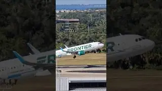 Взлёт Frontier Airlines! ❤️ #шорты #тренд #авиация ##подписка #путешествия #лайк
