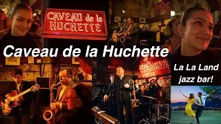 INSIDE CAVEAU DE LA HUCHETTE! 🎷🇫🇷 the la la land jazz bar in paris, france!