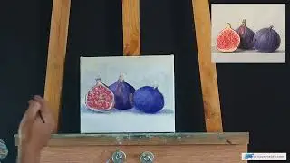 Натюрморт инжир - Онлайн академия Рисуем Легко