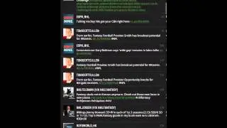 SportCaster (Sports, Scores) quick demo