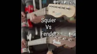 Squier vs Fender Telecaster