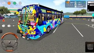 💥🛣️Bus simulator Indonesia Different Map Mod indian bus Full Passenger Load Android Gameplay Video