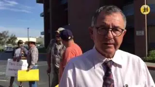 State bill 863 Workers Compensation protest in Salinas