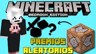PREMIOS ALEATORIOS CON COMANDOS | TUTORIAL MINECRAFT BEDROCK 1.21