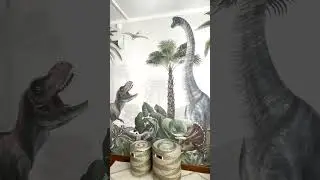 Kids' Bedroom Makeover With Dinosaur Jungle Wallpaper: Roaming with the Dinosaurs!