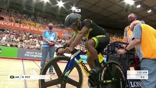 CWG: Malik Reid (JAM) Men's 1000m Time Trial | Cycling | SportsMax TV