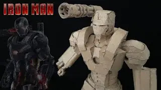 How make Iron man war machine made out of cardboard