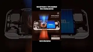 Retroid Pocket4/4Pro Handheld Retro Gaming System #shortvideo #beltbag  #retrogames #retroidpocket2