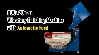Free Hands | SWS600L 20Cu.Ft Vibratory Finishing Machine with Automatic Feed