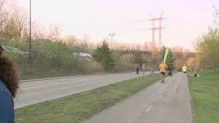 Runners gather in Northeast Ohio for the Towpath Half Marathon at the Ohio Erie Canal Reservation