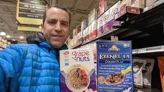 Ezekiel Golden Flax & Post Grape Nuts Healthy Cereal Options