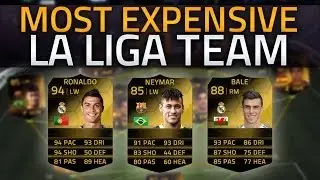 Most Expensive La Liga Team Possible On FIFA 14 UT!!!!