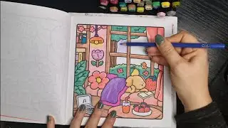 Coloring a page from Cozy Cuties with Alcohol markers 😍 