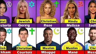 Religion Comparison: Football Stars and Their Partners ft. Messi and Antonela