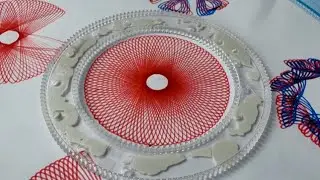 Satisfying Spirograph Art | Relaxing & Meditative Drawing