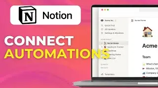 Как подключить кнопки автоматизации Notion, веб-перехватчики и API
