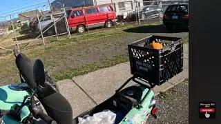 Оригинальный модифицированный самокат Buddy Milk Crate 125cc &mdash; краткий обзор и поездка