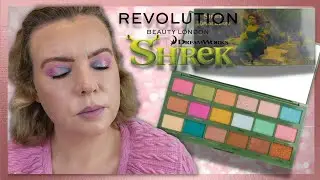 I HEART REVOLUTION X SHREK Fiona Eyeshadow Palette Review & Swatches | Clare Walch