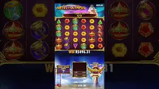 GATES of OLYMPUS,  peguei 500x no velho do raio e pagou muito