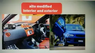 maruti suzuki alto modified interior and exterior