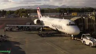 Beautiful Sunset Flight | Hawaiian Airlines 717 | Honolulu to Kona