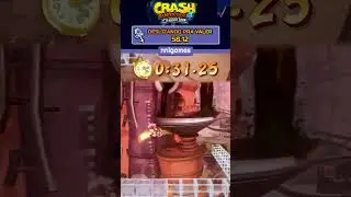 Deslizando Pra Valer: Rel&iacute;quia de Tempo de Platina (58.12) - #Crash4ItsAboutTime | #shorts 🩳
