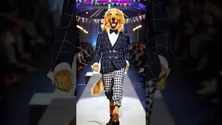Dog's Fashion T show #dog #dogshorts #fashion #animals #music #lofichill