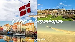 (eng) Copenhagen Travel Vlog | First Flight & Strolling Through the City