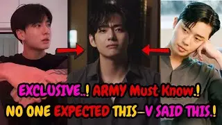 OMG, EXCLUSIVE!! ARMY Must Know&mdash;This Is BTS V&rsquo;s Message to ARMY!