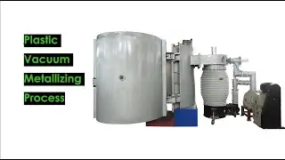 Vacuum metallizing coating process for plastic