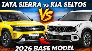 TATA Sierra vs KIA Seltos | Base Model 2026 | Comparison | @Manavmodeon 